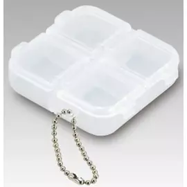 Коробка Meiho Square 4 case 66x66x18mm к:clear, фото 